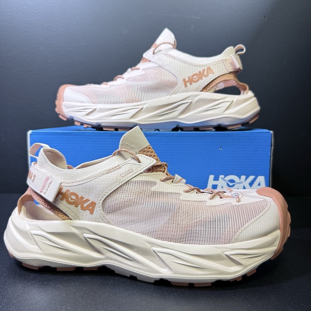 HOKA ONE ONE Women Hopara 2 Sandal Cream‎ Cedar 1147670-CMCD Size 11 B Hiking